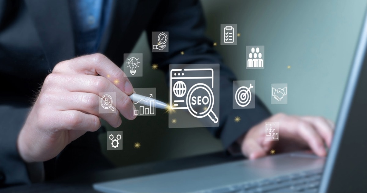 Confident Hispanic woman in a business meeting